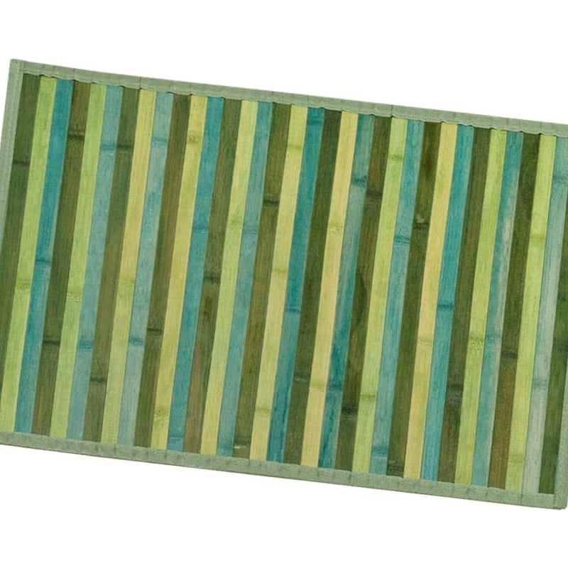Dywan Bambusowy 50x330 cm Antypoślizgowa Prostokątny Obrus śniadaniowy Zielony