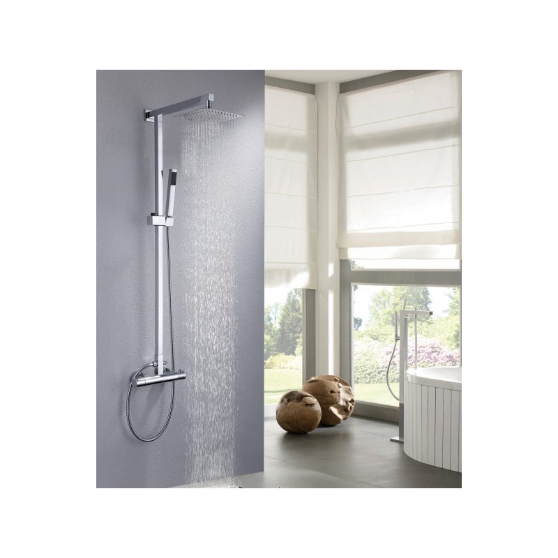 Bernstein Zestaw prysznicowy 8821C Basic termostat - deszczownica 25x25 cm
