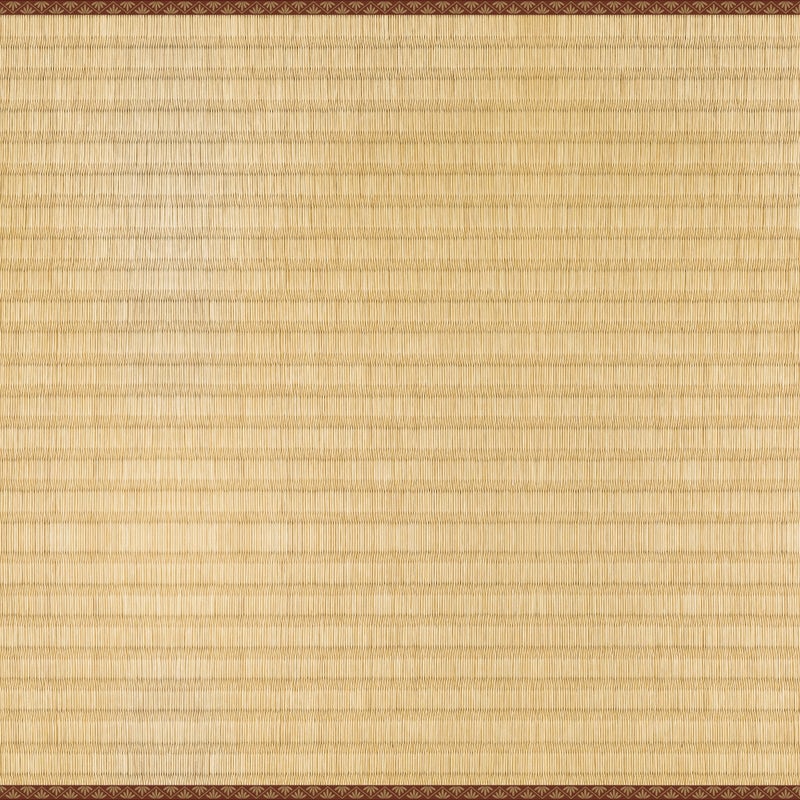 Japońska mata winylowa Tatami 100x150 cm - PVC antypoślizgowa, gładki nadruk, winylowa do kuchni lub salonu, zmywalna