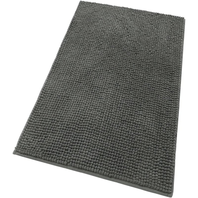 Dywanik łazienkowy Miękki Dywanik Przyłóżkowy 50x80 Cm Antypoślizgowy Długie Włosy Ciemnoszary