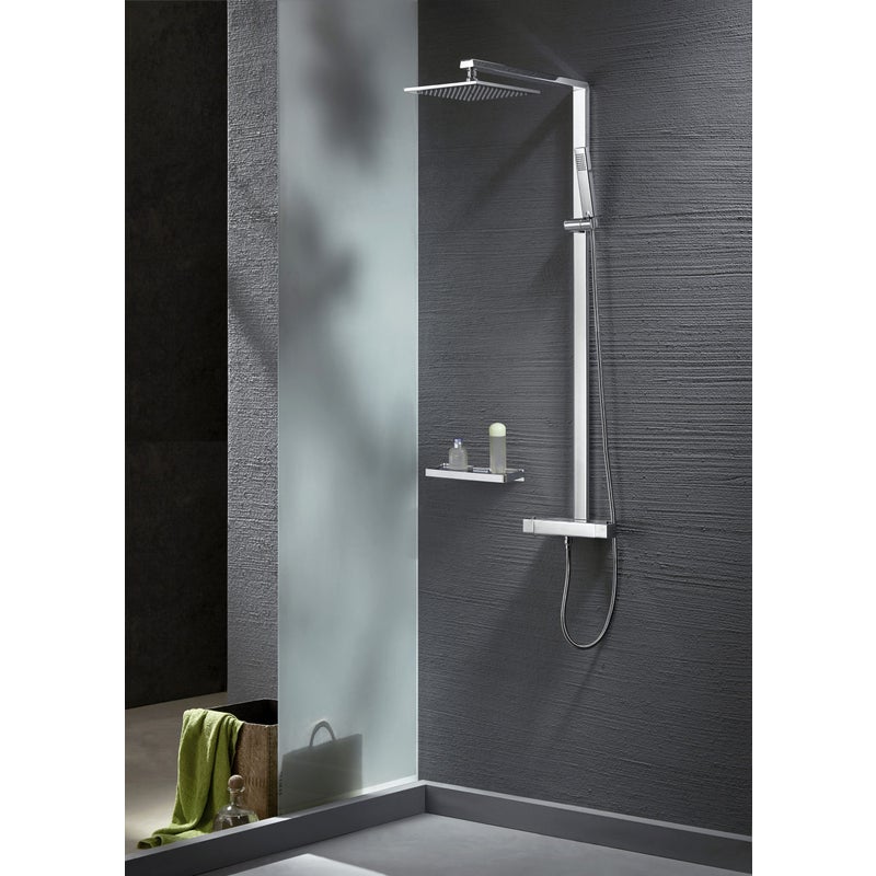 Bernstein Zestaw prysznicowy z termostatem NT6705C deszczownica 30x30 cm