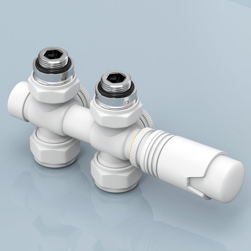 EMKE Zestaw termostatyczny do grzejnika 1/2