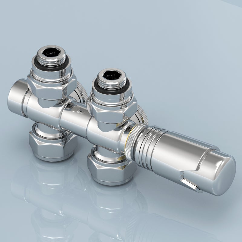 EMKE Zestaw termostatyczny do grzejnika 1/2