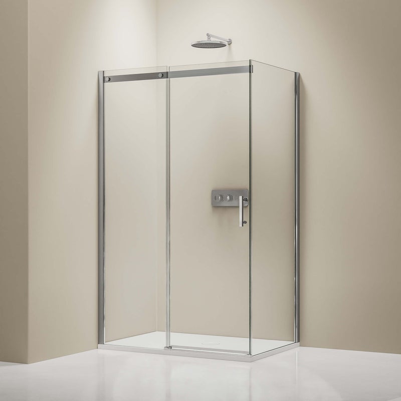 Bernstein Kabina prysznicowa DX806A drzwi przesuwne szkło ESG 6mm - 120x80 cm