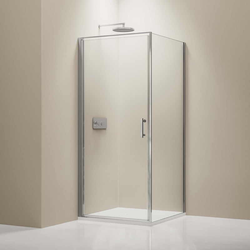 Bernstein Kabina prysznicowa narożna EX416 szkło ESG 8mm – powłoka NANO – 90x90 cm
