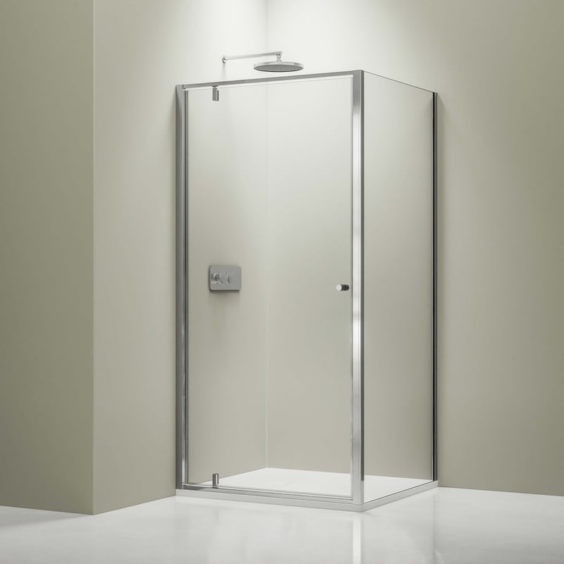 Bernstein Kabina prysznicowa narożna NT604 FLEX chrom szkło 6mm - 100x80cm