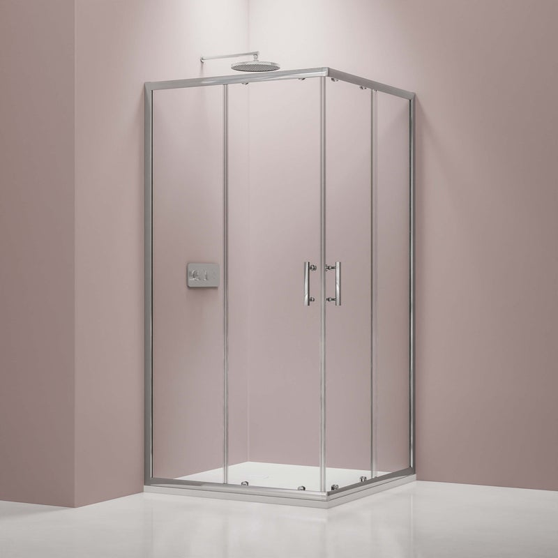 Bernstein Kabina prysznicowa narożna EX506 drzwi przesuwne szkło 6 mm – 90x120 cm