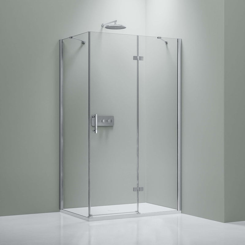 Bernstein Kabina prysznicowa narożna DX403 szkło 8mm - 80x100cm zawias prawy