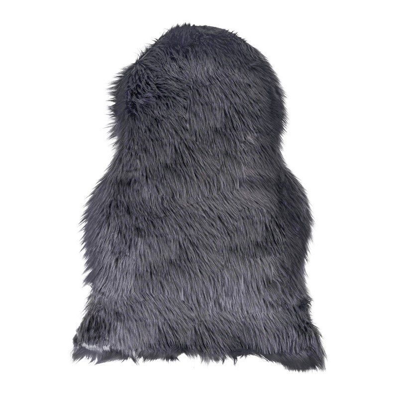 Laila imitacja skóry jagnięcej 50x85 cm szary.