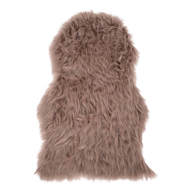 Laila skóra jagnięca imitacja 50x85 cm brąz.