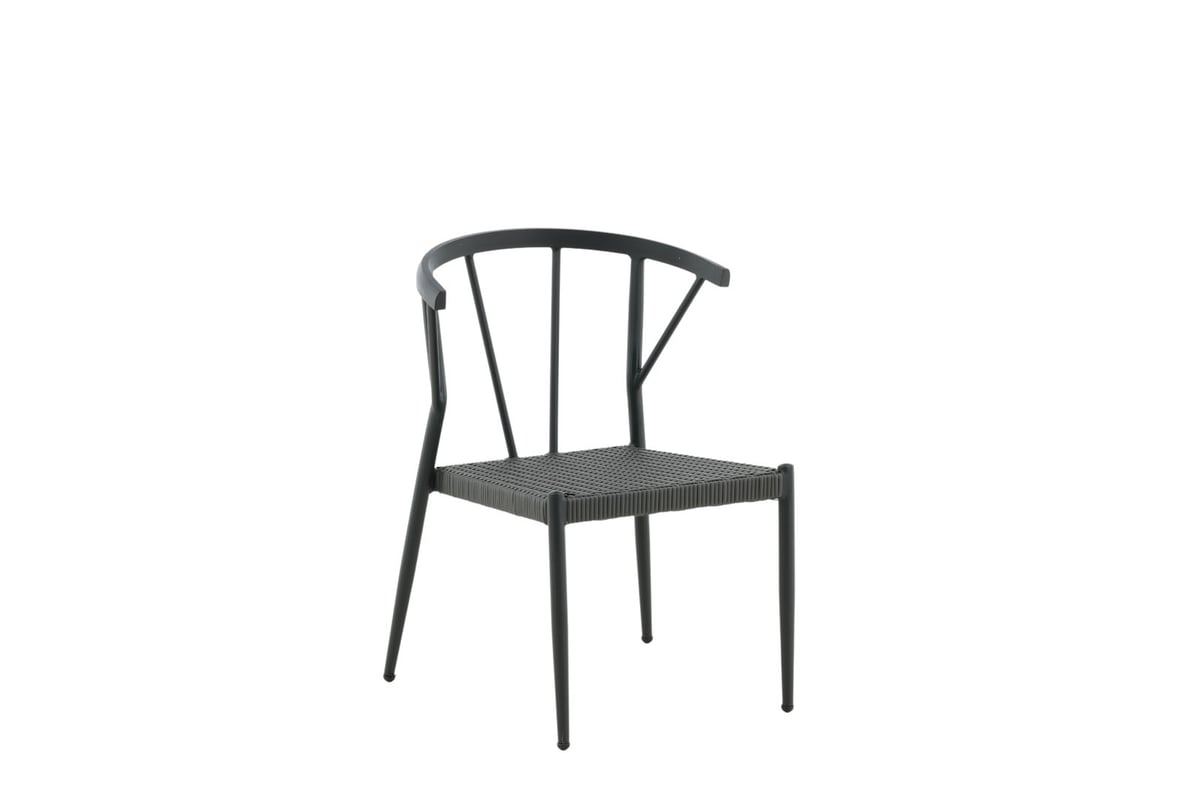 Stina Krzesło ogrodowe czarny.