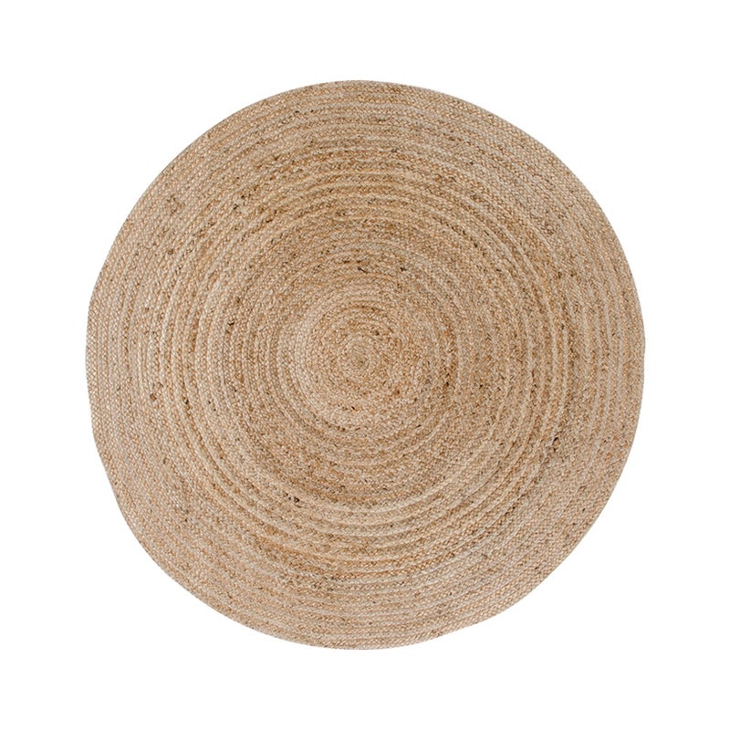 Broom dywan Ø90 cm z juty naturalny.