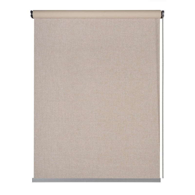 Roleta zaciemniająca blackout, premium, z aluminiowym wykończeniem, beżowy 180 x 250 cm