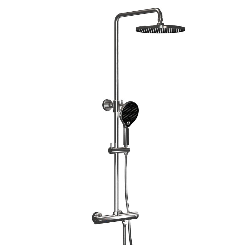 Bernstein Zestaw prysznicowy z termostatem 4011 BASIC - Dysze antywapienne - Funkcja Cool Body