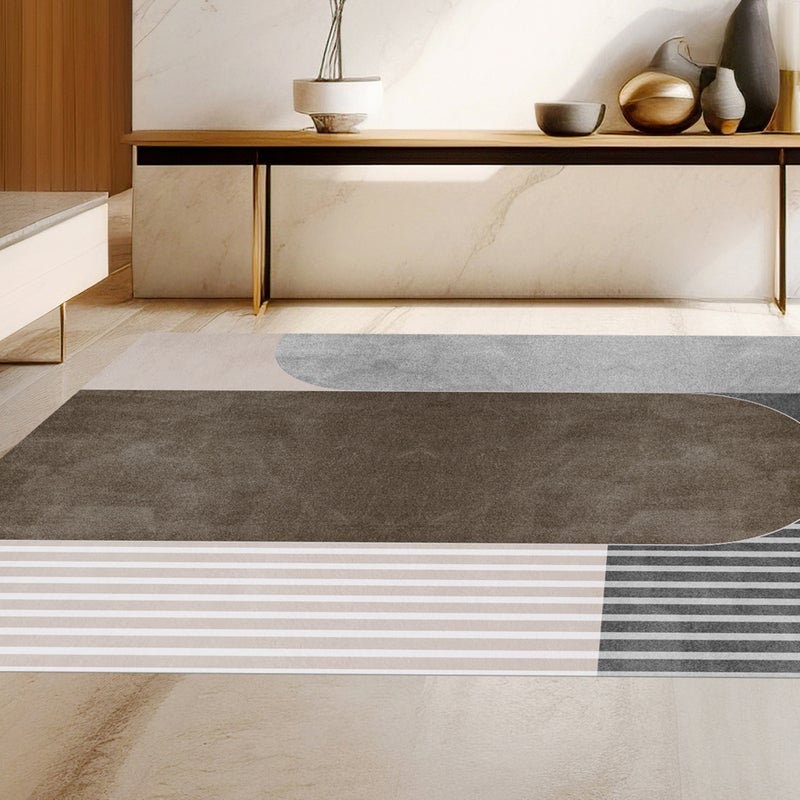 Dywan winylowy Formigal 160x240 cm - antypoślizgowy dywan PVC do kuchni lub salonu, zmywalny, nowoczesny styl