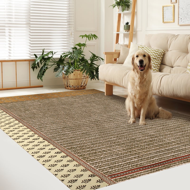 Dywan winylowy Autum 100x150 cm - antypoślizgowy dywan z PVC do kuchni lub salonu, zmywalny, nowoczesny styl