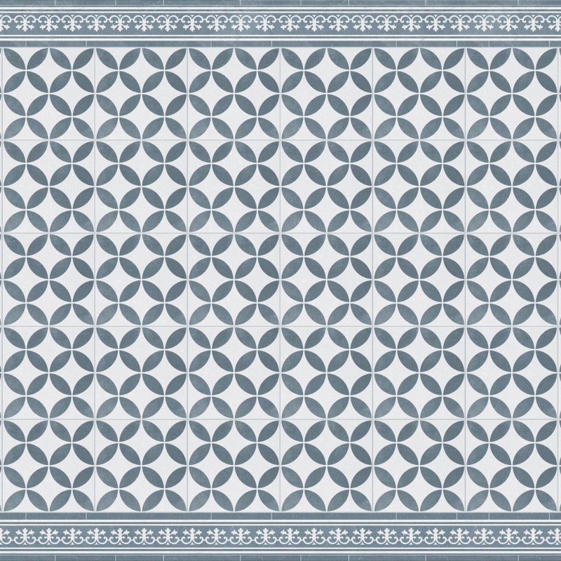 Dywan winylowy Valentina 100x150 cm - antypoślizgowy, winylowy dywan do kuchni lub salonu, zmywalny, wodoodporny styl