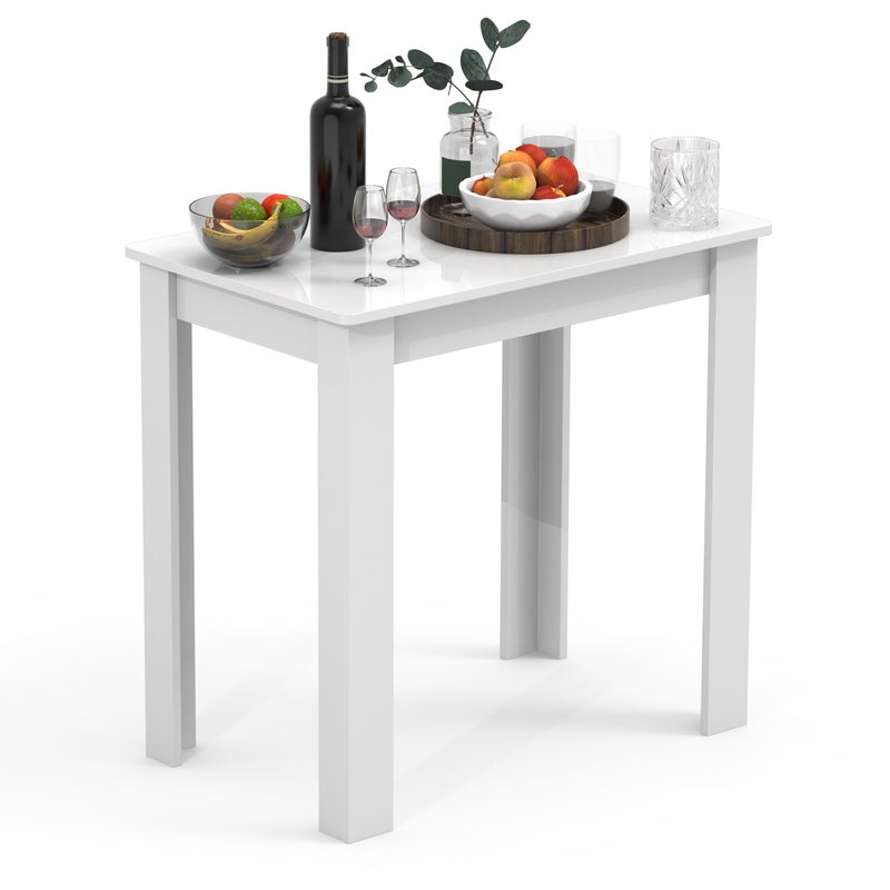 Stół do jadalni Esal Biały W. 76 x S. 80 x G. 50 cm