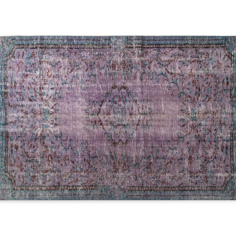 Dywan Vintage Fioletowo-Niebieski 274x166 cm – stylowy i dekoracyjny do salonu lub sypialni