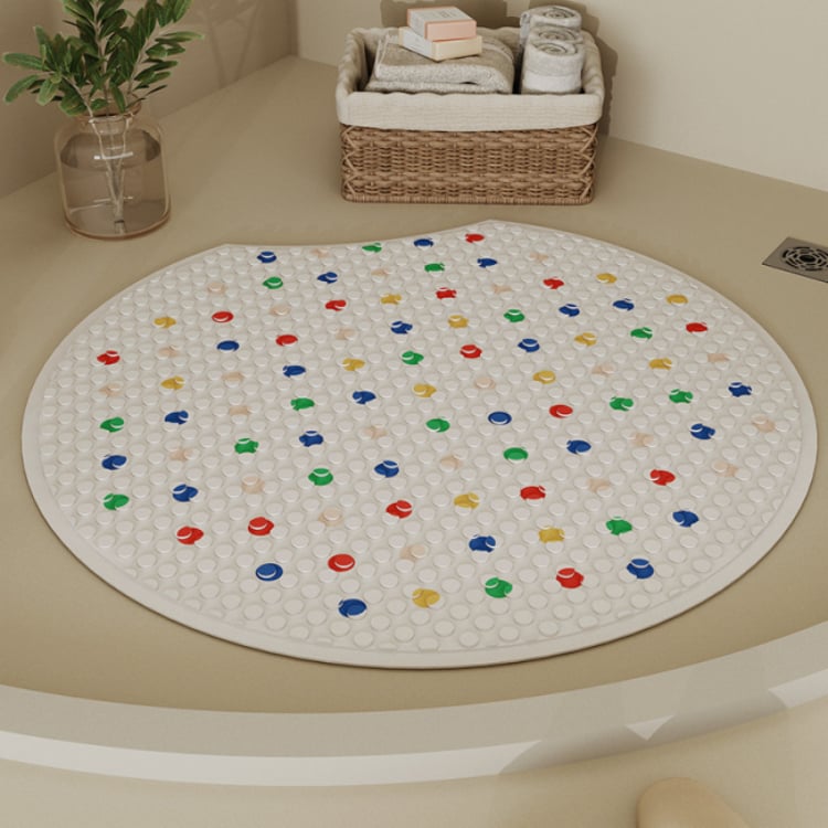 Mata antypoślizgowa do wanny i pod prysznic, 55x55cm, antypoślizgowa, do masażu stóp