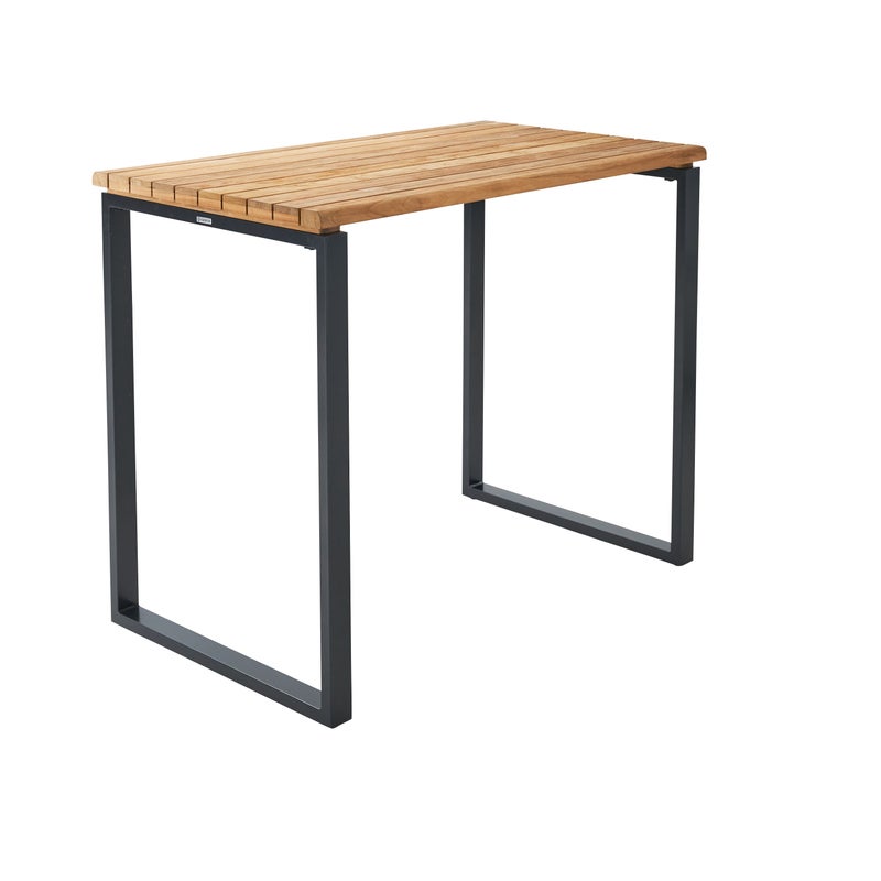 Aluminiowy stół ogrodowy Sirokos do jadalni, 76,5x107x130 cm