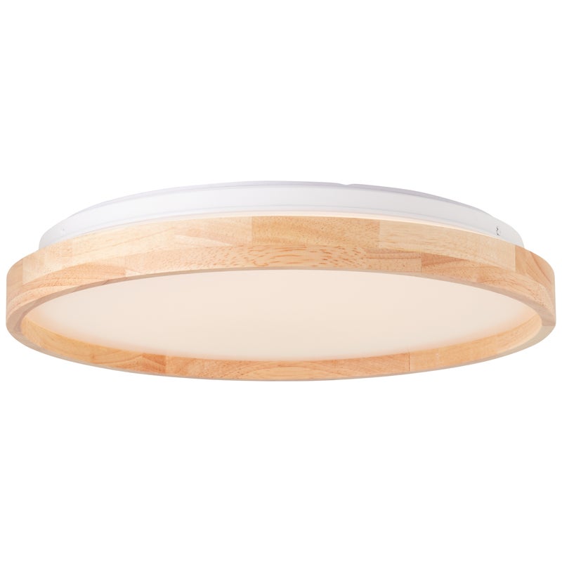 Brilliant Alson LED lampa sufitowa 39cm jasne drewno/biały, metal/drewno/plastik, 1x 26 W LED zintegrowany, (strumień świetlny: 2500lm, barwa światła:
