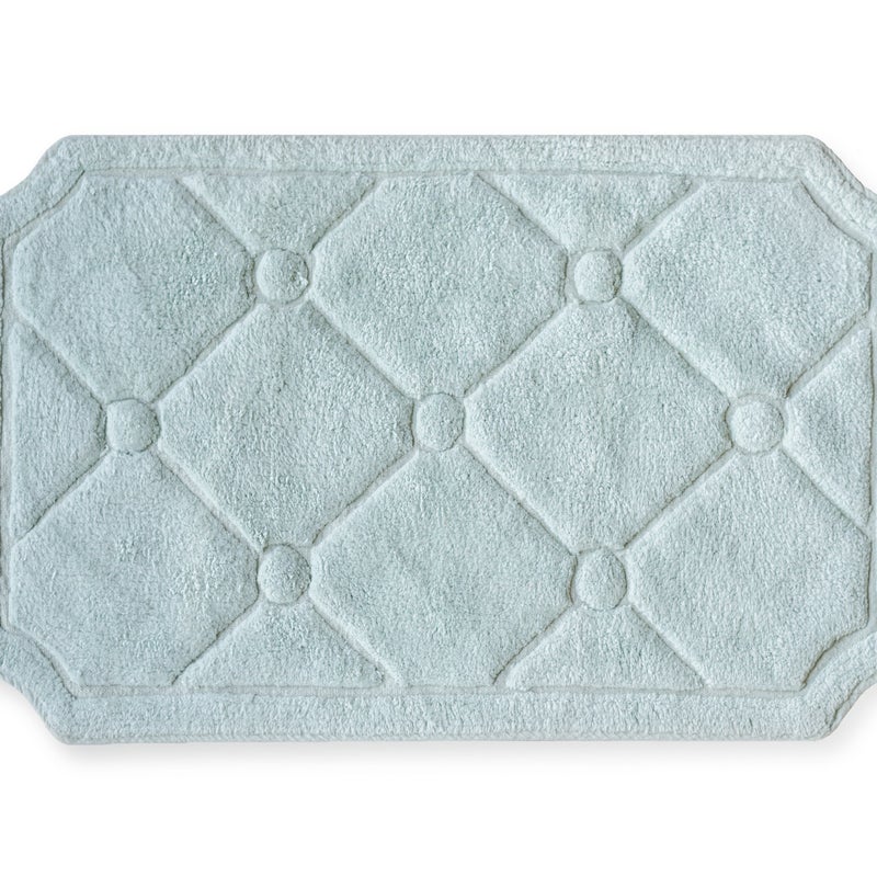 Zmywalny dywan bawełniany, wzór turkusowy, 50x80 cm