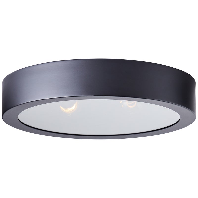 Brilliant lampa sufitowa Sandros 31cm czarny/szkło metal/drewno czarny 2x D45, E14, 40 W
