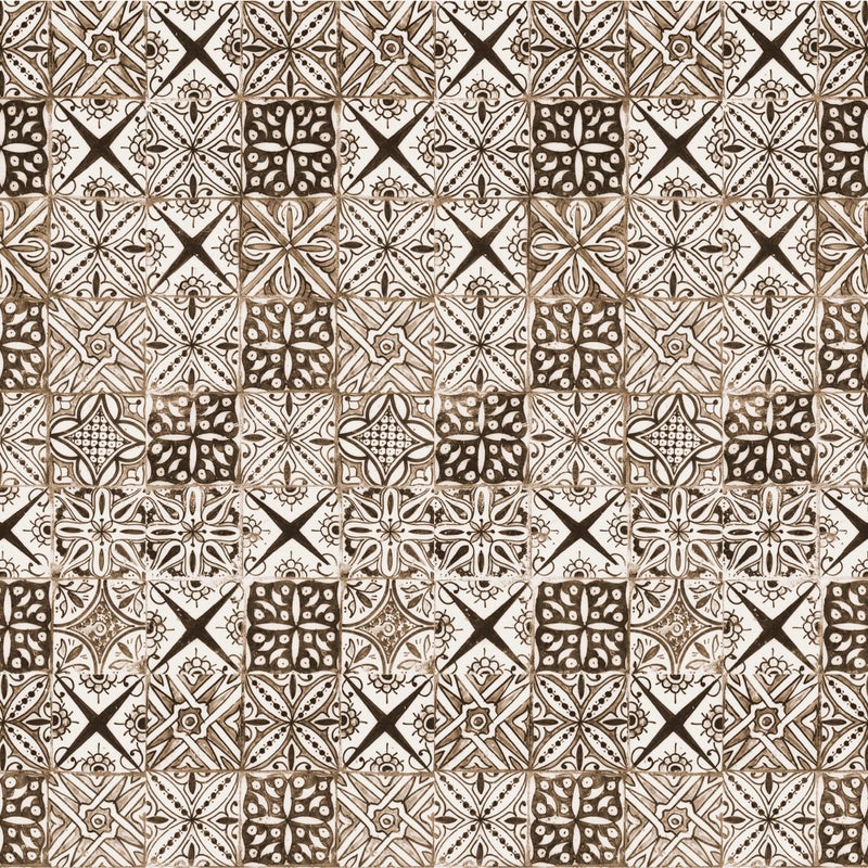 Dywan winylowy Yaminah 200x300 cm - antypoślizgowy PVC, winylowy do kuchni lub salonu, zmywalny, styl hydrauliczny
