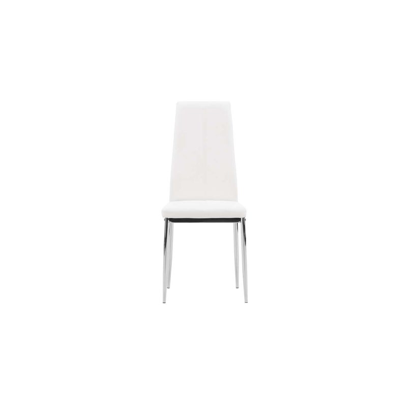 Pastill Krzesło stołowe skóra syntetyczna biały.