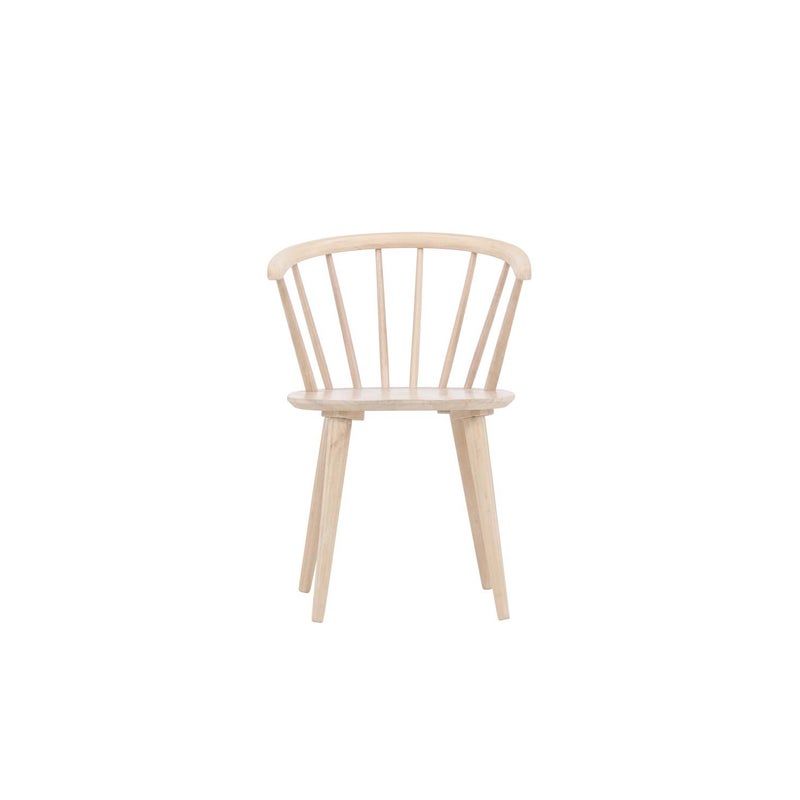 Bobby Krzesło stołowe z podłokietnikami drzewo whitewash.