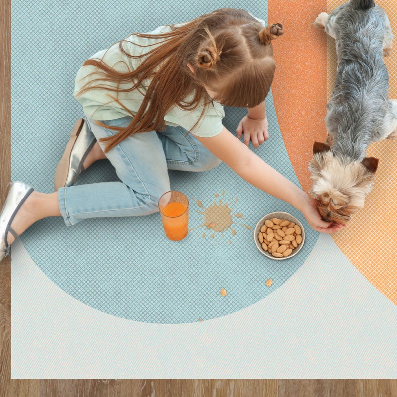 Dywan winylowy Joshua Tree 160x240 cm - PVC antypoślizgowy, winylowy dywan do kuchni lub salonu, zmywalny, nowoczesny styl