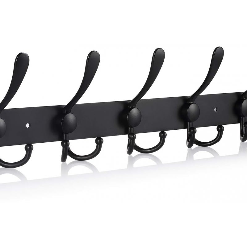 Wieszak ścienny ze stali nierdzewnej, haczyki na ubrania, wieszak ścienny na ręczniki i kapelusze