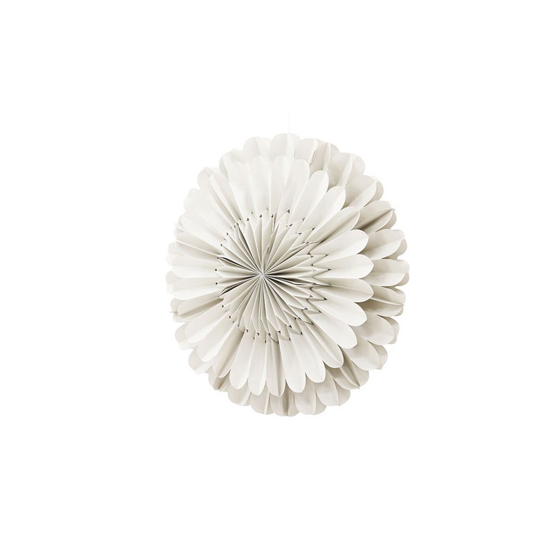 Järvsön gwiazda bożonarodzeniowa z światłem papier Ø60 cm wisząca beżowa.