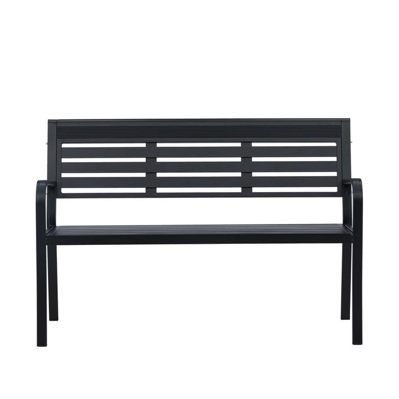 EBUY24 Elvas Ława ogrodowa czarny.