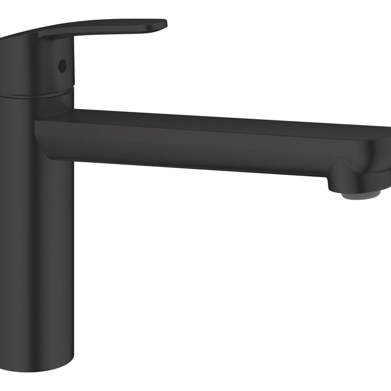 Jednouchwytowa bateria kuchenna z poziomą wylewką GROHE START CLOVA C, czarna