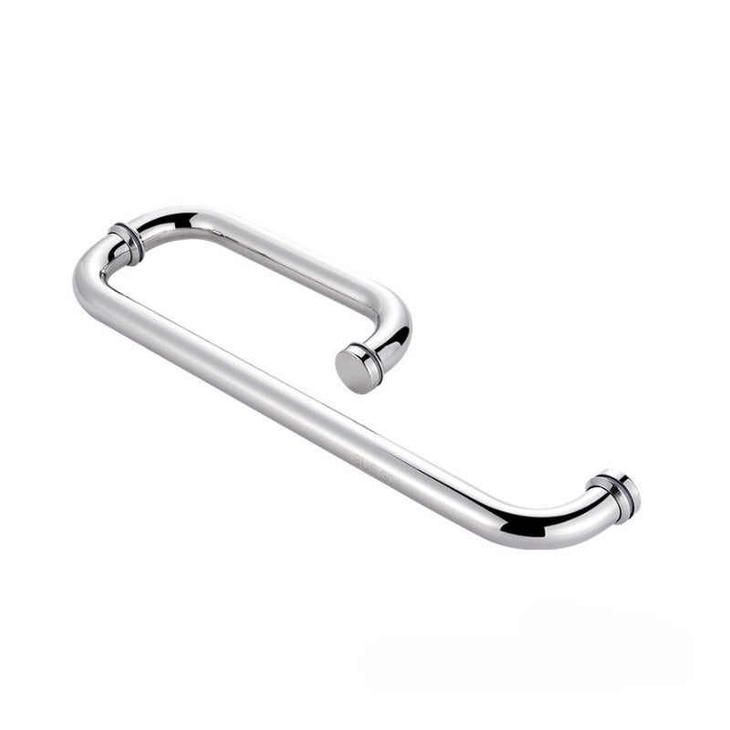 Klamka do drzwi szklanych 25 mm (475 * 275 mm), klamka do drzwi szklanych do łazienki, klamka do drzwi przesuwnych z okrągłą rurą