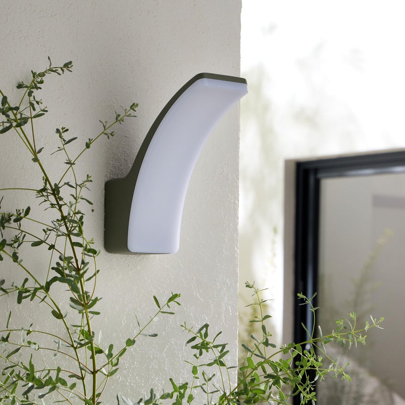 Kinkiet zewnętrzny LED, 1500 lumenów, neutralna biel, zielony Lakko INSPIRE