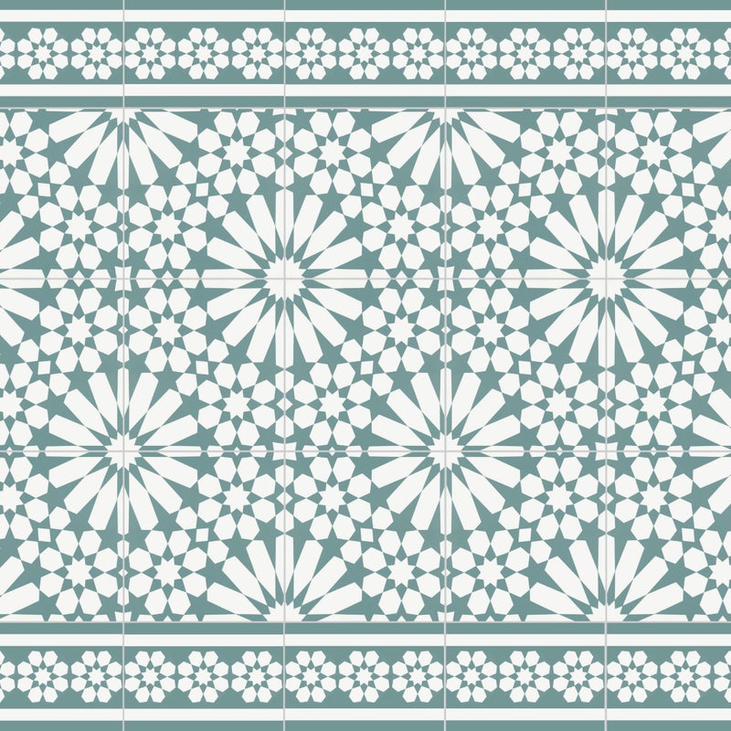 Dywan winylowy Samara zielony 66x150 cm - antypoślizgowy dywan PVC do kuchni lub salonu, zmywalny, wodoodporny, styl wodoodporny