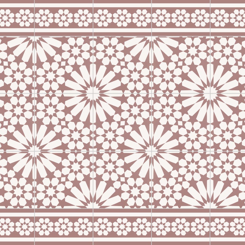 Samara Dywan winylowy terakota 66x100 cm - PVC antypoślizgowy, winyl do kuchni lub salonu, zmywalny, wodoodporny styl