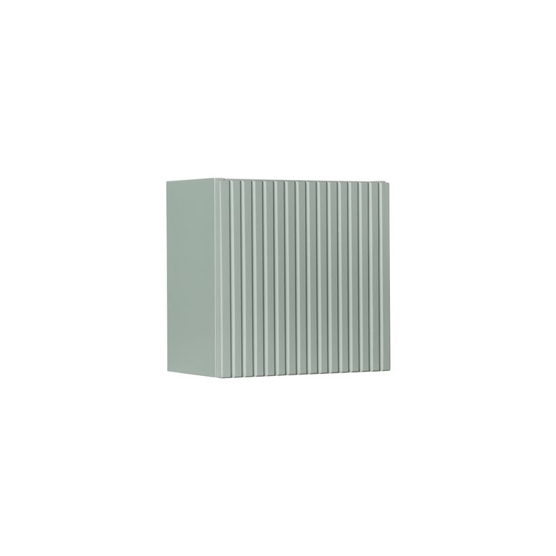 Szafka łazienkowa LINE REED GREEN 30 cm zielona kostka ryflowany front wisząca