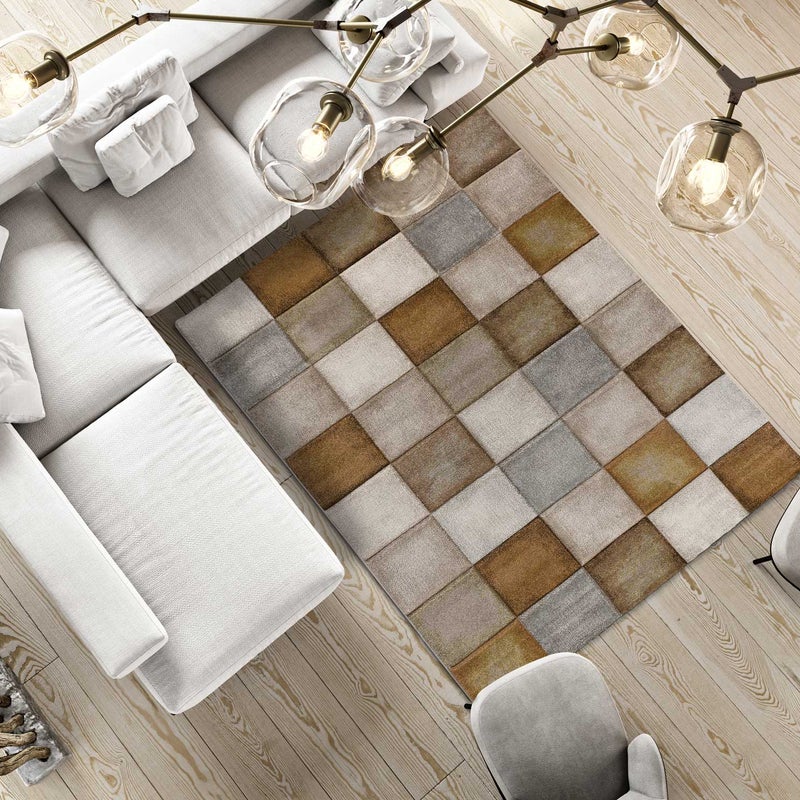 Prostokątny dywan do wnętrz 200 x 290 cm LENA geometryczny - ATTICGO