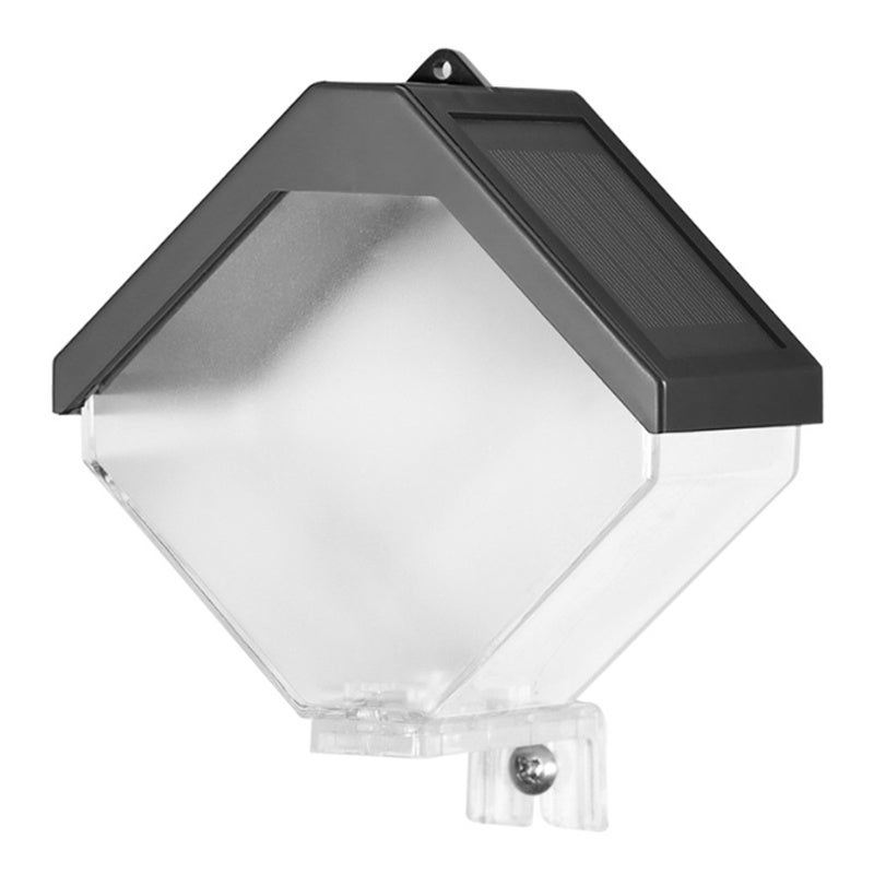 Stylowa lampa ogrodowa zasilana energią słoneczną – wisząca lub montowana na ścianie, podwójnego zastosowania, (ciepłe światło + kolorowe światło)