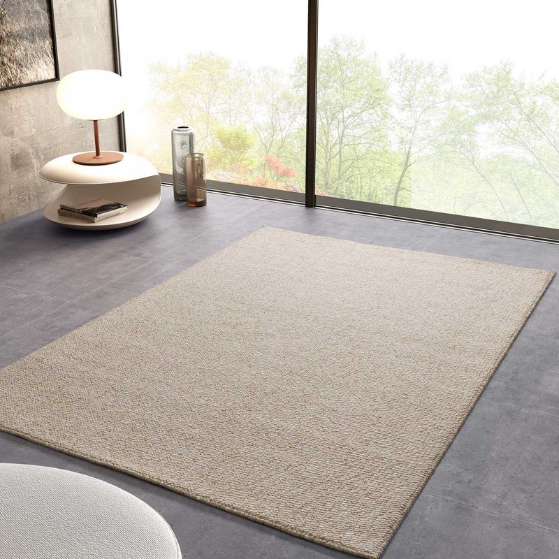 Prostokątny biały dywan wewnętrzny 80 x 150 cm PETRA półprzezroczysty - ATTICGO