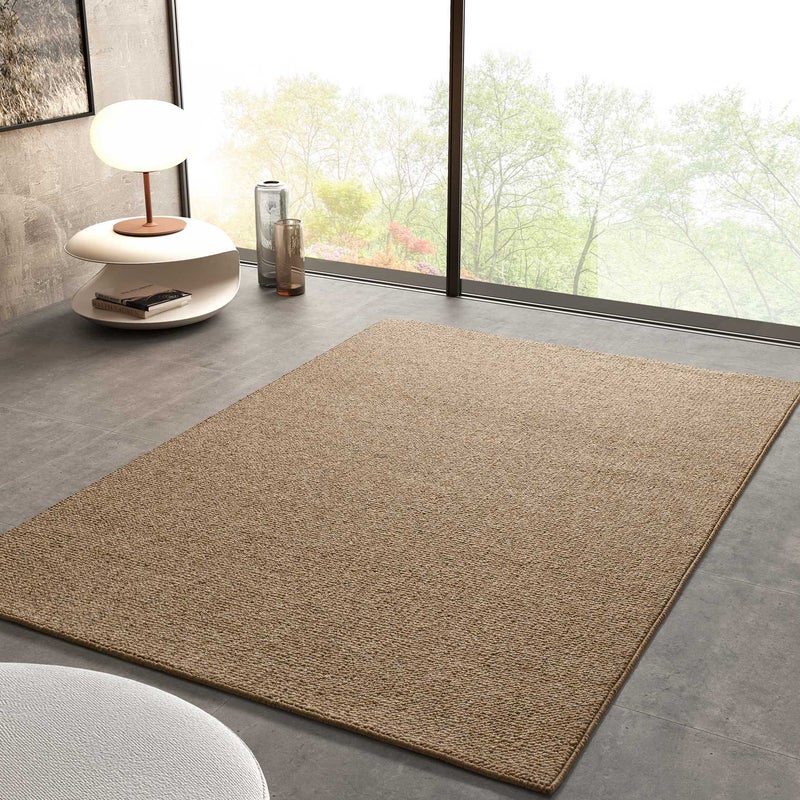 Prostokątny naturalny dywan do wnętrz 200 x 290 cm PETRA półgładki - ATTICGO