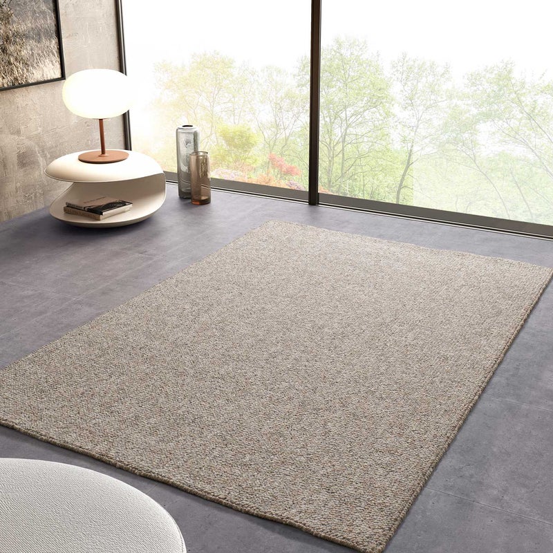 Prostokątny kremowy dywan wewnętrzny 120 x 170 cm PETRA półprzezroczysty - ATTICGO