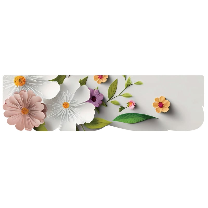 Dywan Kuchenny 50x180 cm Antypoślizgowa 100% Made in Italy Cyfrowy Wydruk Ukształtowany Le Forme Wiosna