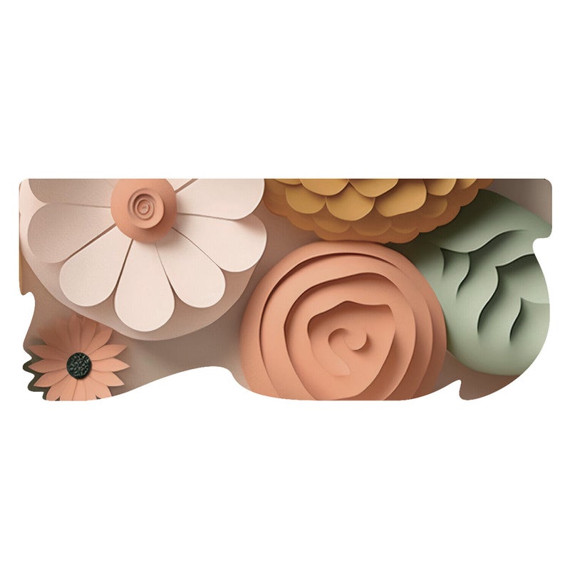 Dywan Kuchenny 50x120 cm Antypoślizgowa 100% Made in Italy Cyfrowy Wydruk Ukształtowany Le Forme Kwiaty