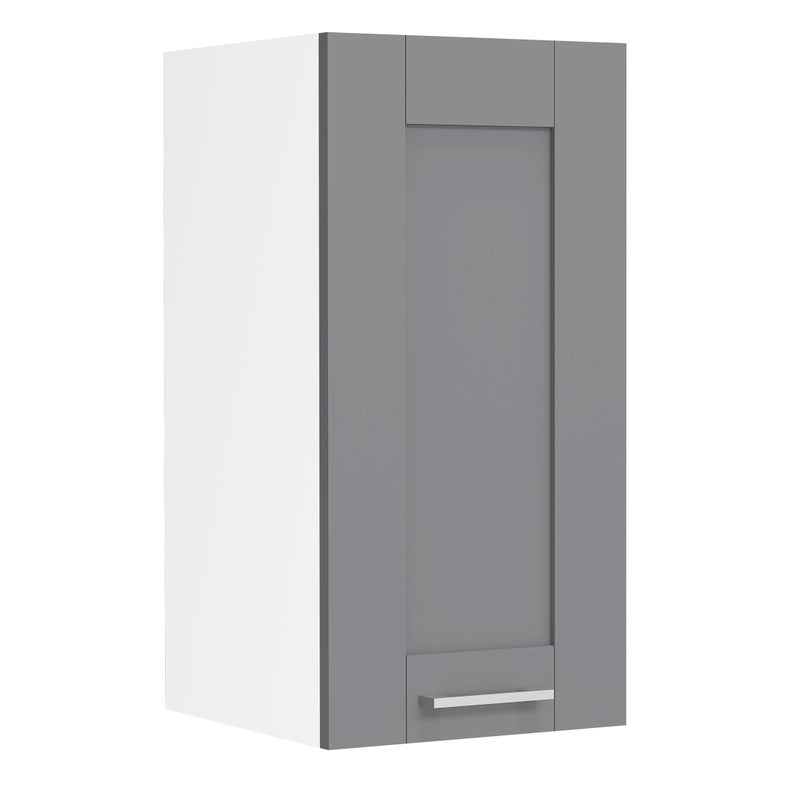 Szafka wisząca na meble kuchenne Colura Biały / Antracyt W. 60 x S. 30 x G. 31 cm