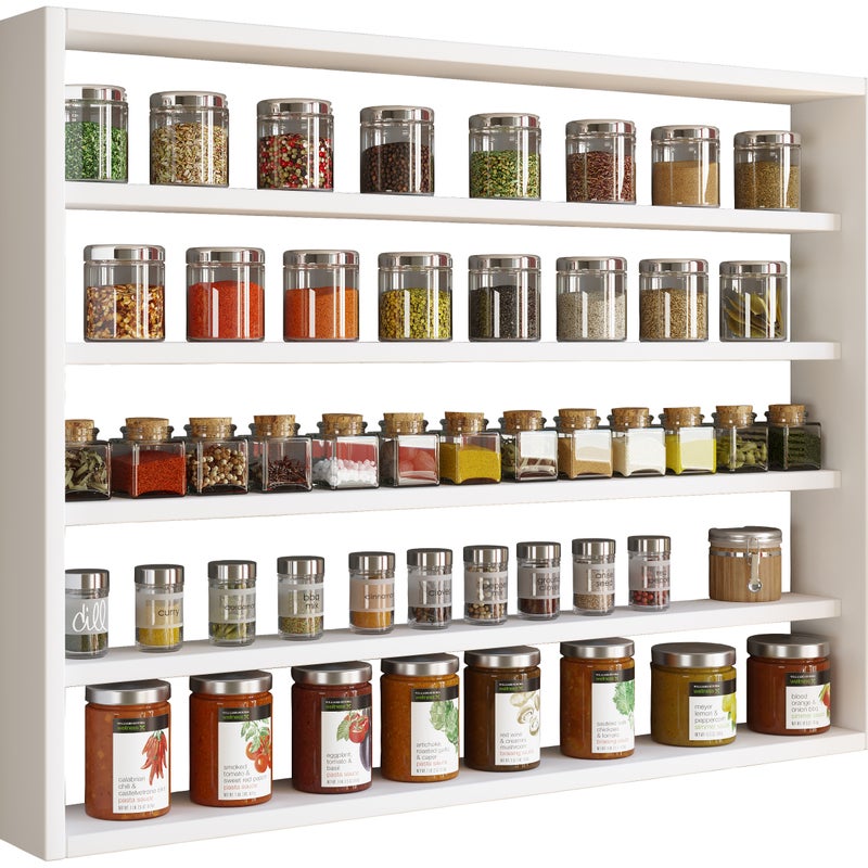 Szafka wisząca na meble kuchenne Esaldi Biały W. 60 x S. 80 x G. 10 cm